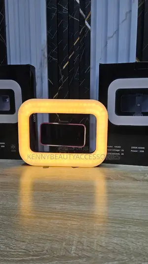 Rechargeable Led Ring Light Works With or Without Electricity