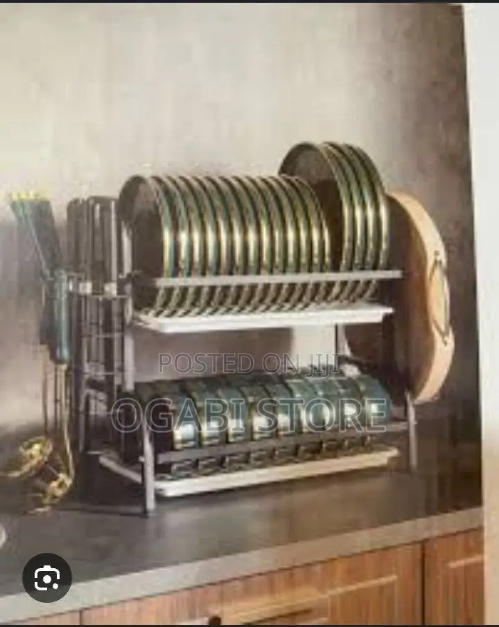 Two-Layer Plate Rack.