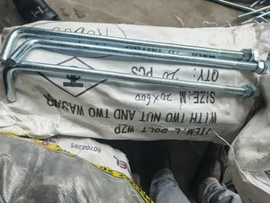 Anchor Bolt (Hold Down Bolt) M20x600mm Length Galvanized
