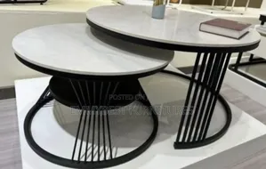 Marble Top Center Table Set.
