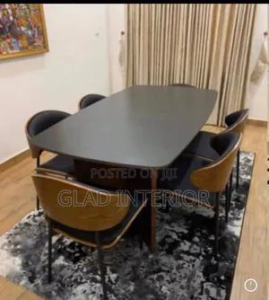 Six Sitter Dining Table With Chairs