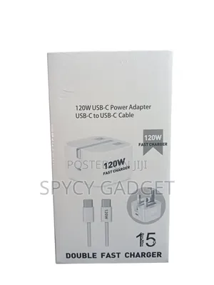 120w Usb Type C to Type -C Double Fast Charger