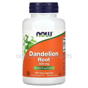 Now Foods, Dandelion Root, 500 Mg, 100 Veg Capsules