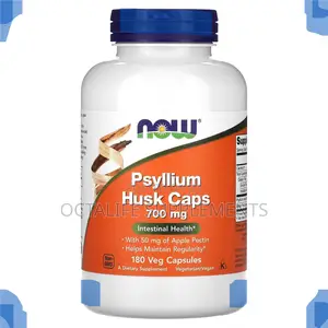 Now Foods, Psyllium Husk Caps, 700 Mg, 180 Veg Capsules