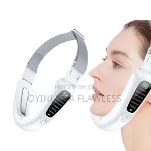 V Sculpt Double Chin Microcurrent Heating Vibration Facial Lift Belt