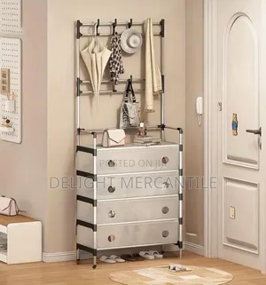 Dustproof Shoe and Hat Rack