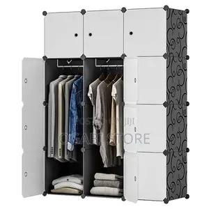 3 Partition Solid Wardrobe