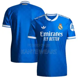 Adidas Real Madrid 2025/2026 Football Third Kit Jersey