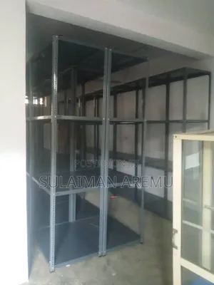 Clean Used Supermarket Shelves