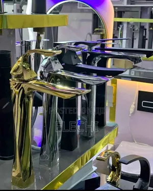 Long Basin Mixer Tap Cabinet Mixer Tap Gold Black