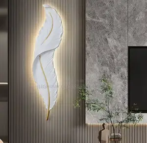 Modern Nordic Creative Feather Led Light