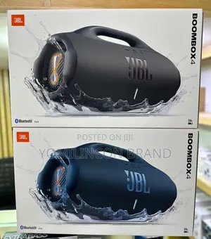 JBL Boombox 4 Wireless Bluetooth Speaker - Black