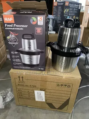 Raf 6l (1600w) Yam Pounder and Multipurpose Food Processor
