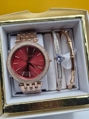 Michael Kors Quality Luxury Men Chain Strap Wristwatch