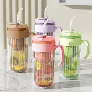 580ml Ice Pick Handle Straw Cup