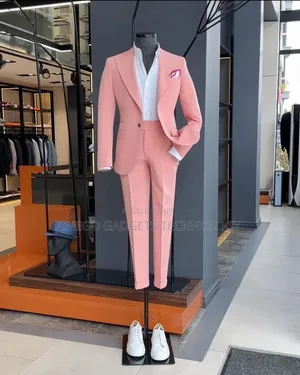 Designer Pink Suit Ready-Made Suits at Jerrysmartbest Collections
