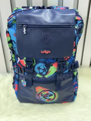 Smiggle Classic Football Print Backpack