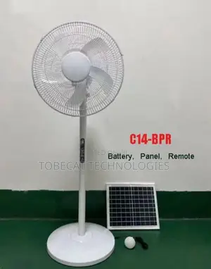 Quality Solar Rechargeable Standing Fan