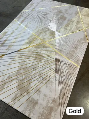 Gold Design Center Rug