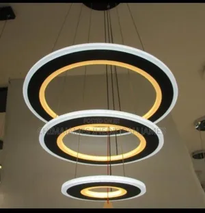 Home Decor Modern Led Pendant Lights Kitchen Thick Acrylic Metal
