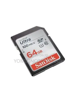 Sandisk 64gb Ultra SDXC Memory Card for Camera (100mb/S)