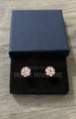 Rose Gold Cubic Zirconia Earrings