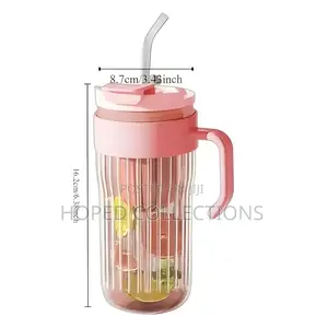580ml Ice Pick Handle Straw Cup