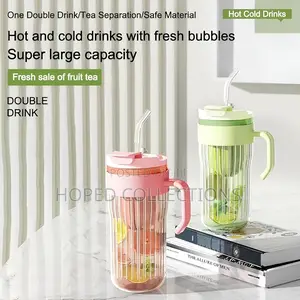 580ml Ice Pick Handle Straw Cup