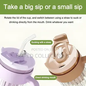 580ml Ice Pick Handle Straw Cup