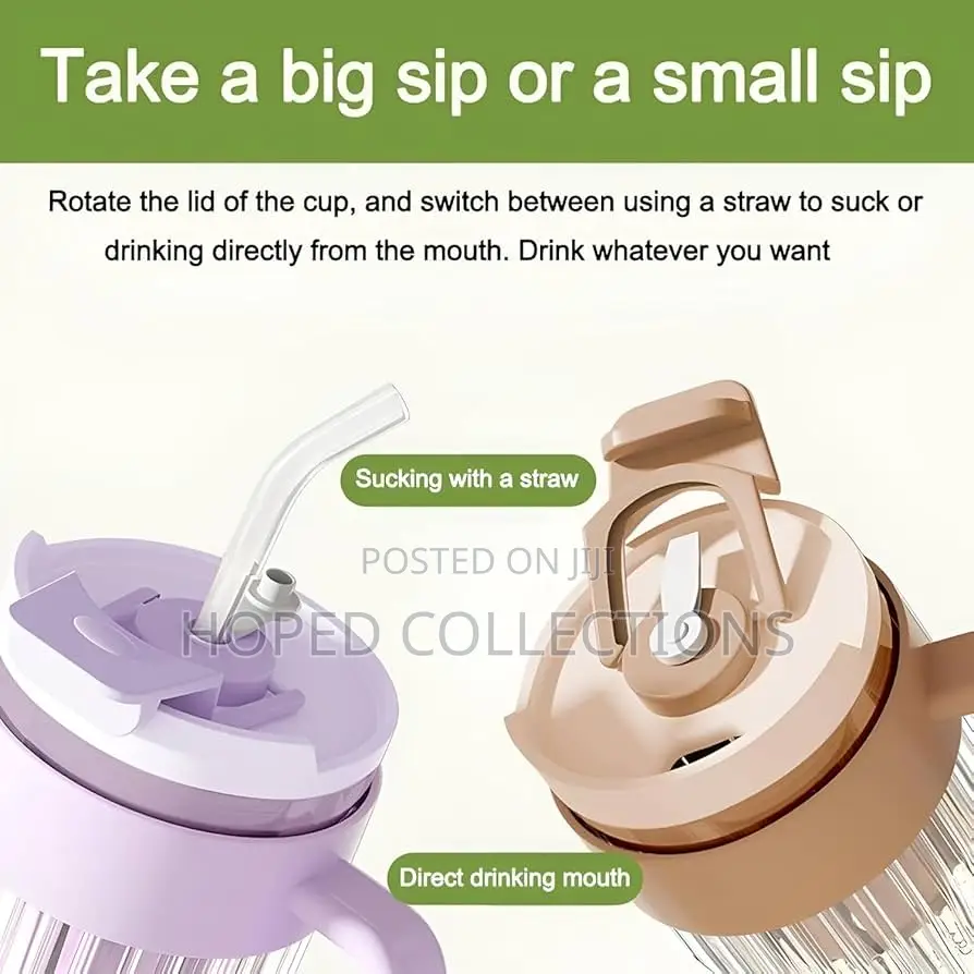 580ml Ice Pick Handle Straw Cup