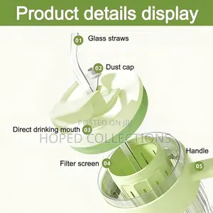 580ml Ice Pick Handle Straw Cup