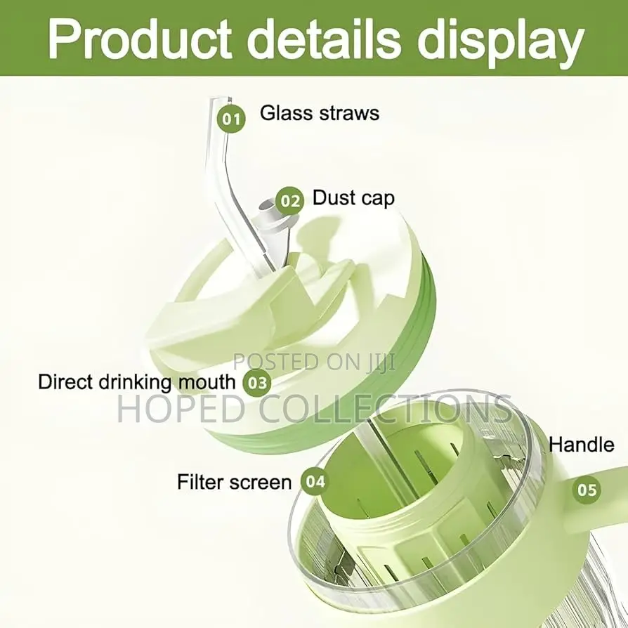 580ml Ice Pick Handle Straw Cup
