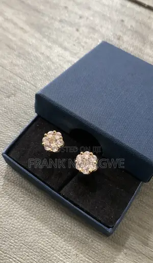 Cz Gold Earrings