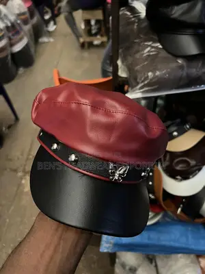 Leather Face Cap Combination.