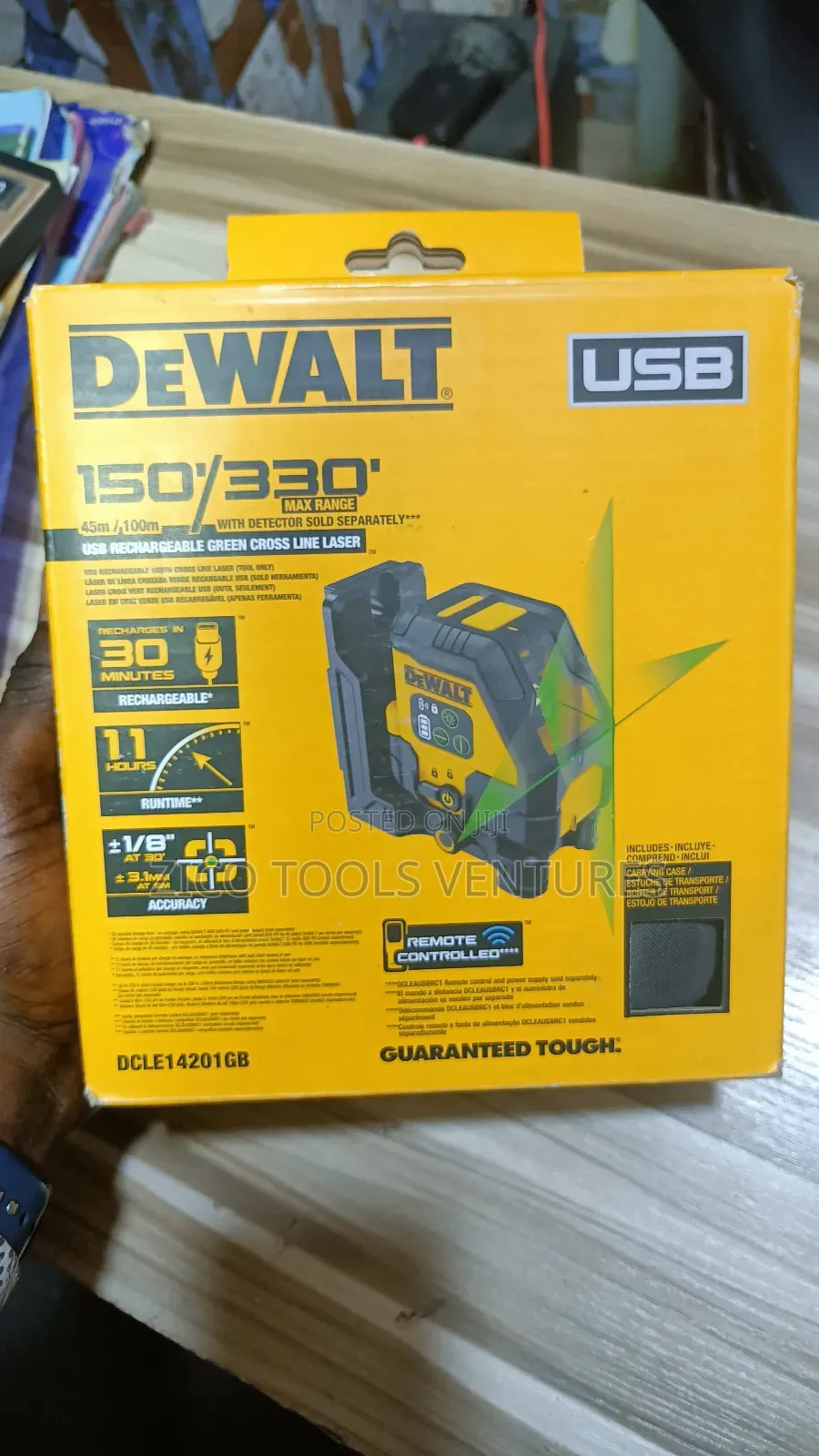 Dewalt Multi-Line Laser Withusb Charging