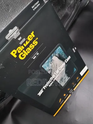 Nokia T20 Flip Cover Case - Panzer Glass 360° Stand + Free Delivery