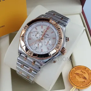 Breitling Chronomat Bo1 42 Silver Chain Watch