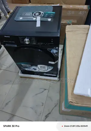 Hisense Washer-Dryer – Load Detection, Anti‐Foam Child Lock