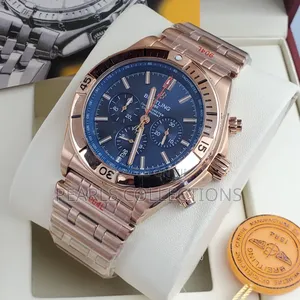 Breitling Chronomat Bo1 42 Gold Chain Watch