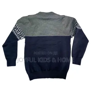 Teenage Unisex Long Sleeve Cardigan-Blue,Grey,Brown Andmulti