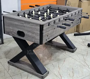 Strong 5ft Soccer Game Table – Foosball With Cross Legs