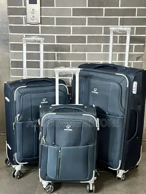 Set of 3 Quality Fabrics Luggage Box