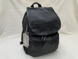 Kipling Distressed Black Backpack Bag Size Small
