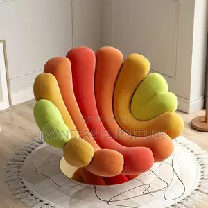 New Modern Luxury Leather Rotating Accent Chair