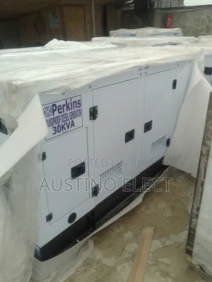 (30kva) Soundproof Perkins Generator, 2years Warranty.