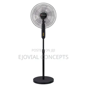 Binatone 4 Way Operation Ac-Dc-Solar-Inverter Stand Fan Ad-1601