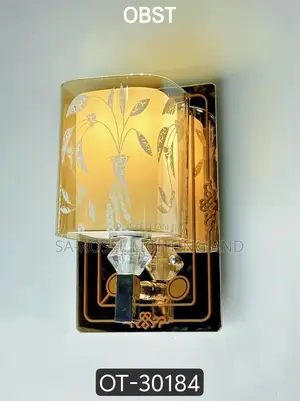 Double Mirror Glass Wall Bracket Fitting