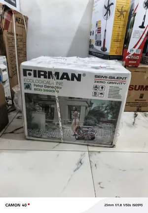 Low Noise Firman Generator Eco 3990es 5.5kva