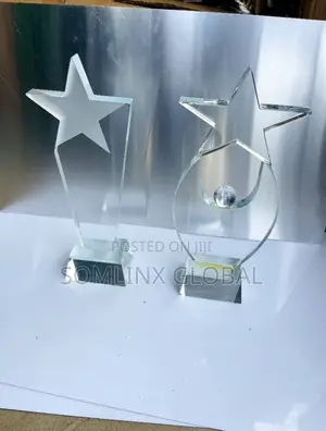 Star Glass Plaques Ava