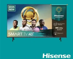 Hisense 43′′ Full High Definition Led Smart Tv With Wifi